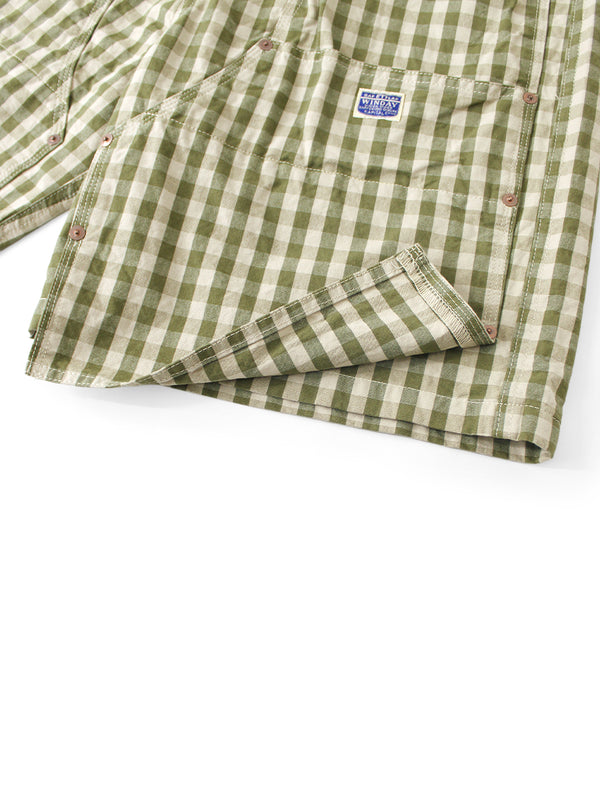 Kapital OX Gingham Double Knee Easy Shorts