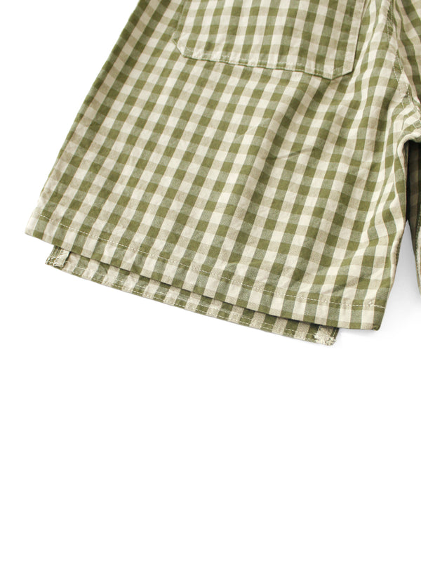 Kapital OX Gingham Double Knee Easy Shorts