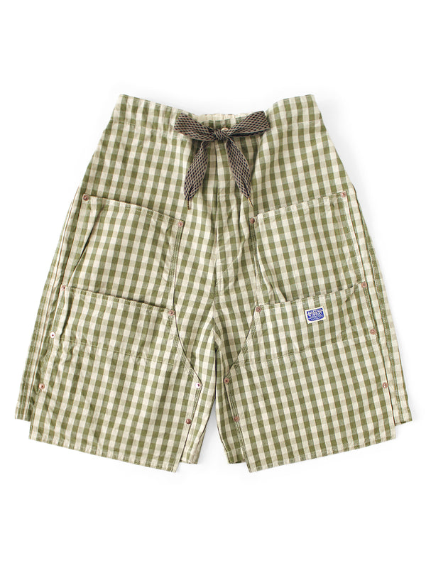 Kapital OX Gingham Double Knee Easy Shorts