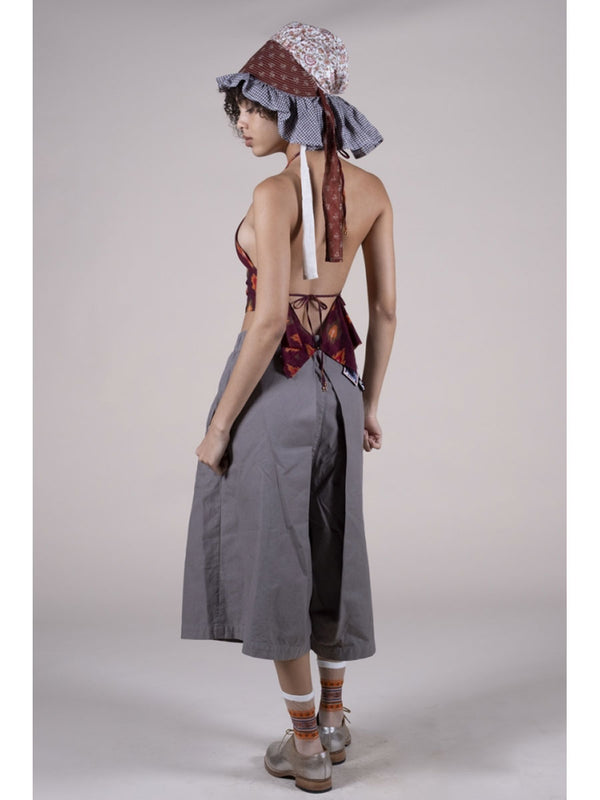 Kapital KASURI Bib Chalk Camisole women Shirt