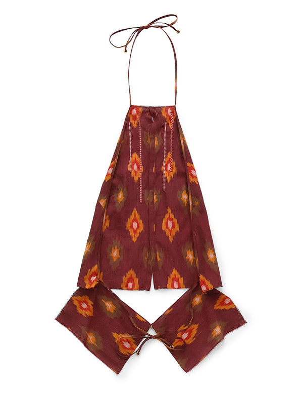 Kapital KASURI Bib Chalk Camisole women Shirt