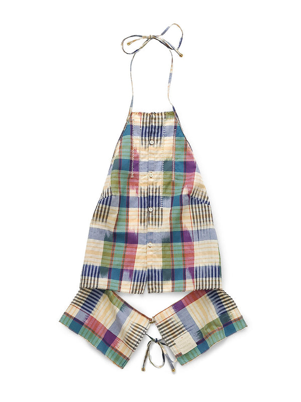 Kapital KASURI Bib Chalk Camisole women Shirt