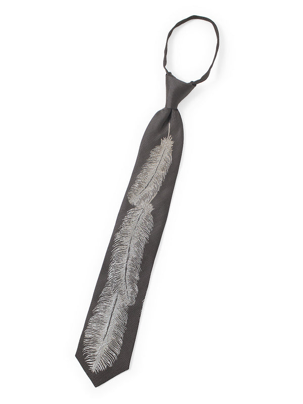 Kapital Silk Twill Feather Zip Tie