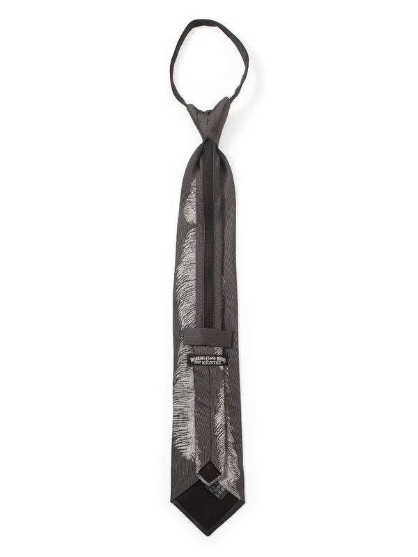 Kapital Silk Twill Feather Zip Tie