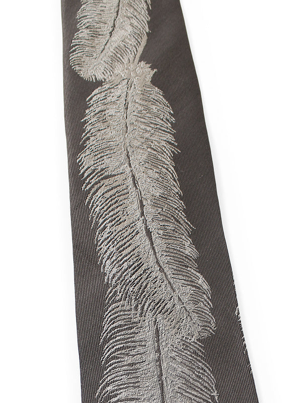 Kapital Silk Twill Feather Zip Tie