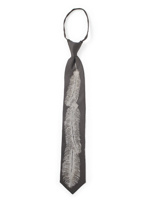 Kapital Silk Twill Feather Zip Tie