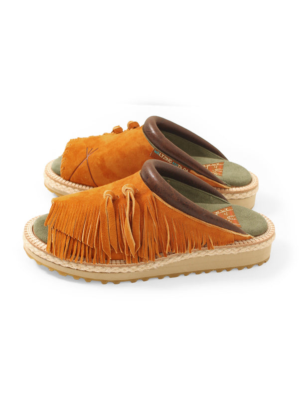 Kapital Deerskin Pueblo Rain Clog Sandals shoes