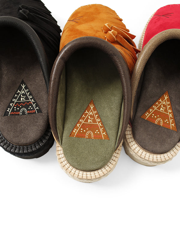 Kapital Deerskin Pueblo Rain Clog Sandals shoes