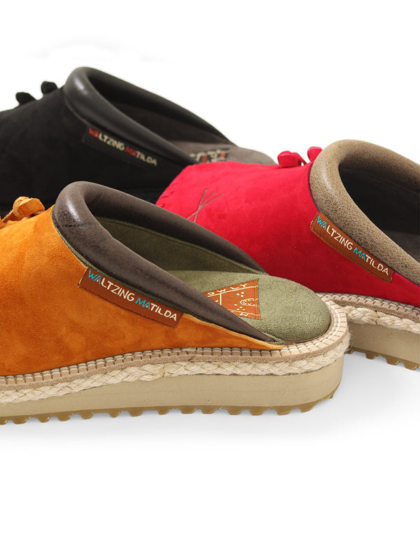 Kapital Deerskin Pueblo Rain Clog Sandals shoes