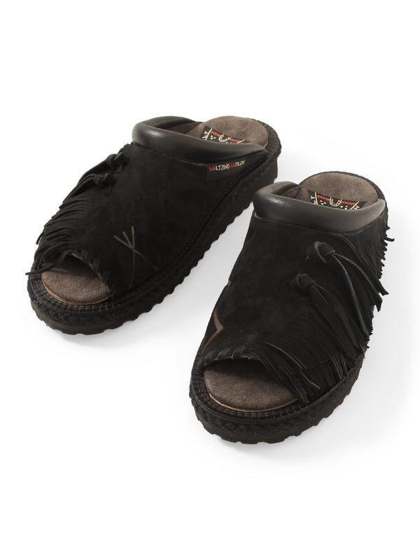 Kapital Deerskin Pueblo Rain Clog Sandals shoes