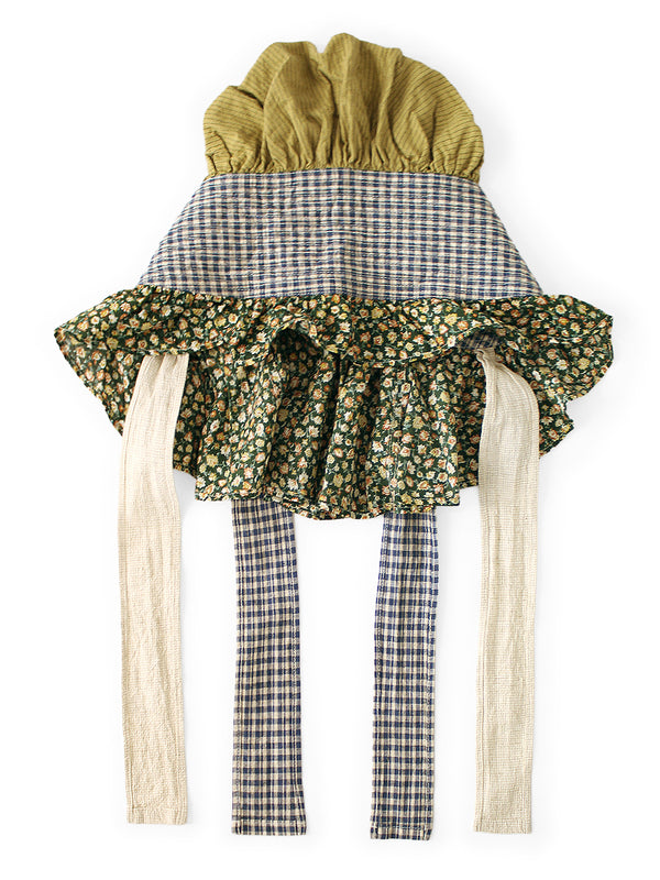 Kapital Patchwork Farmy Frill Hat