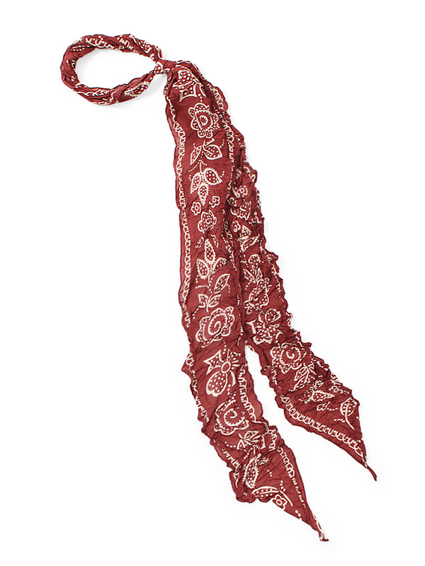 Kapital Washed Silk Moga Scarf (Escargot Flower)