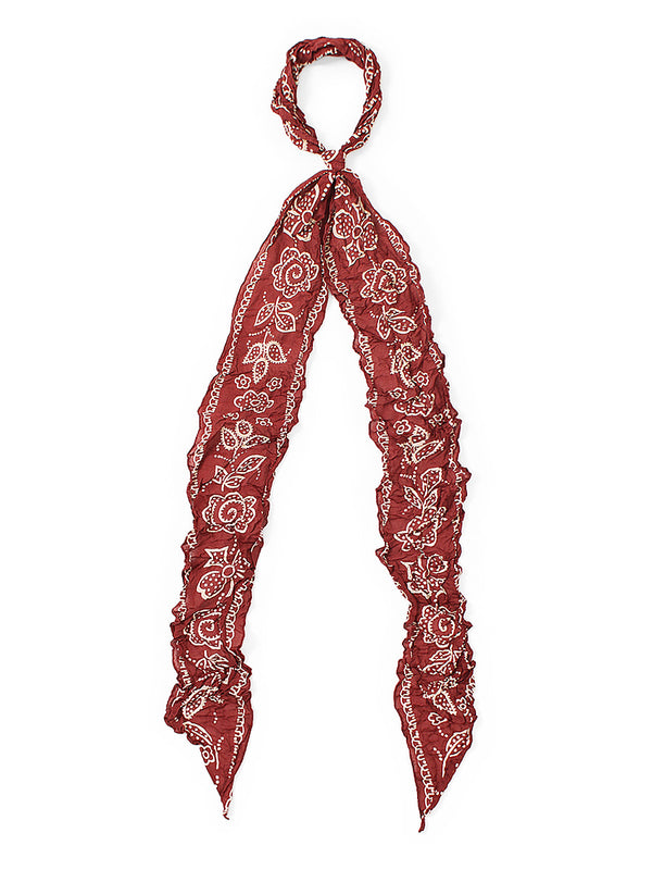 Kapital Washed Silk Moga Scarf (Escargot Flower)