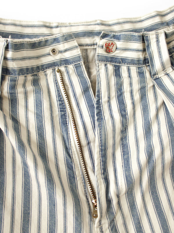 Kapital Dixie Hickory Kome Kome Jotz L Short Pants women