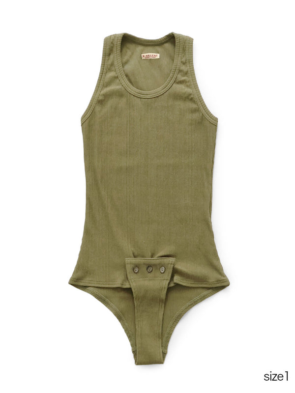 Kapital 60/2 Random Bear Rib Swim Tank Top Tee