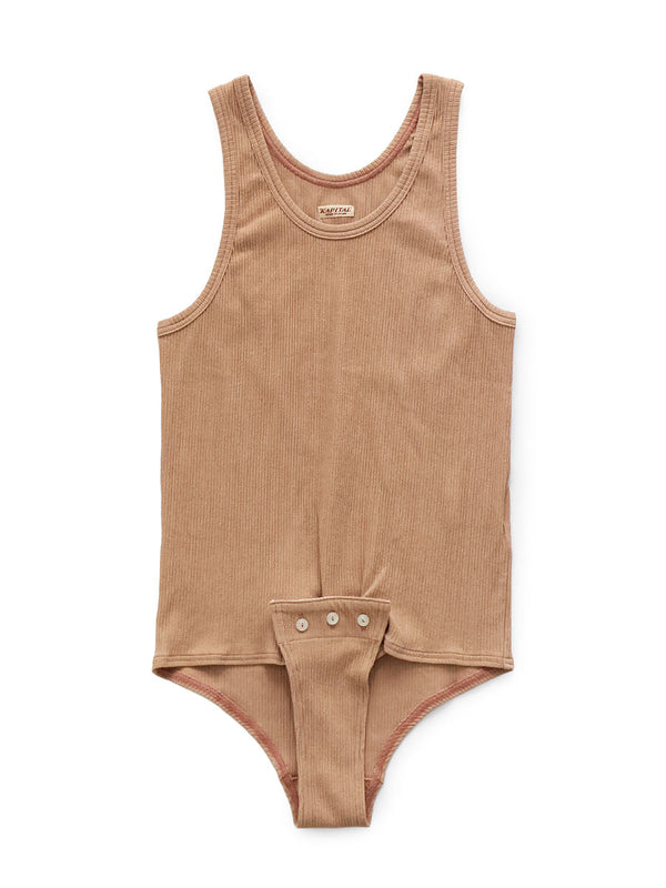 Kapital 60/2 Random Bear Rib Swim Tank Top Tee