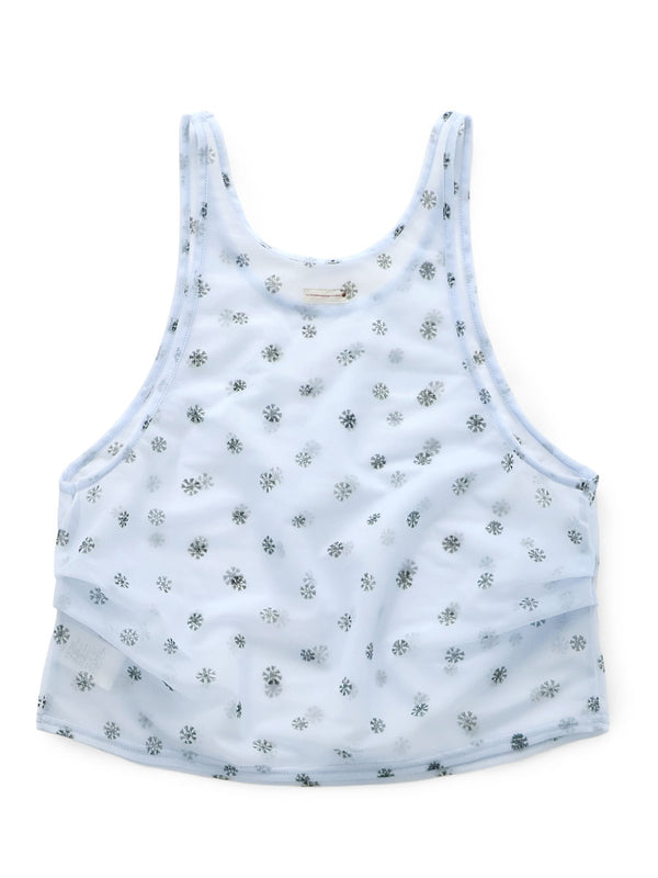 Kapital Sheer Jersey Tank Top with Small Pattern Tee women