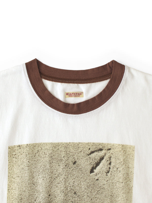 Kapital 20/- Jersey Ringer Tee (GULL FOOTpt)
