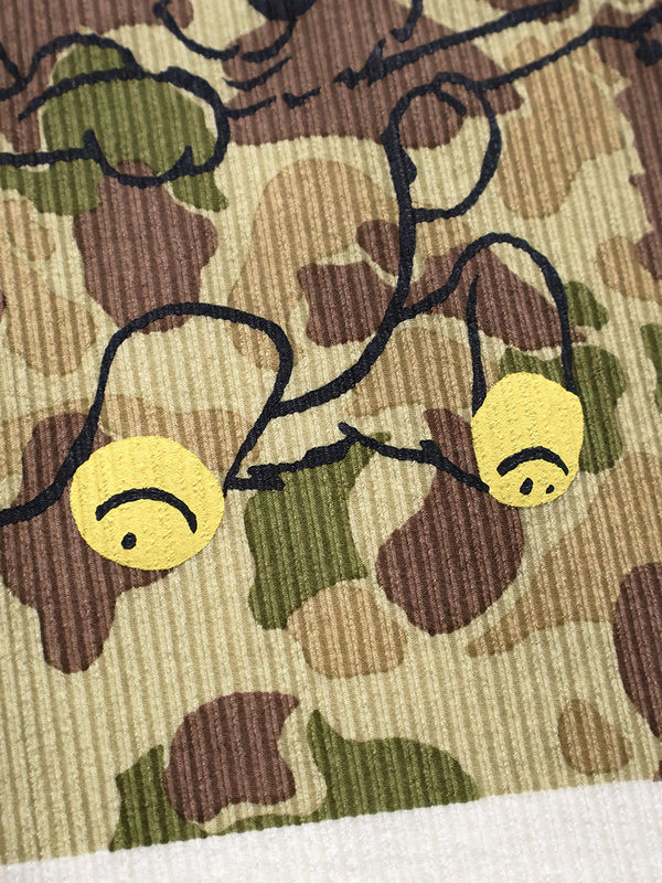 Kapital 60/2 Bear Voice Tank Top (Camouflage Little Bear ; Harmony print) Tee