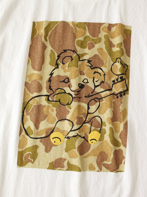 Kapital 20/- Jersey Sleeveless Big Tee (Camouflage Little Bear; Harmony Print)