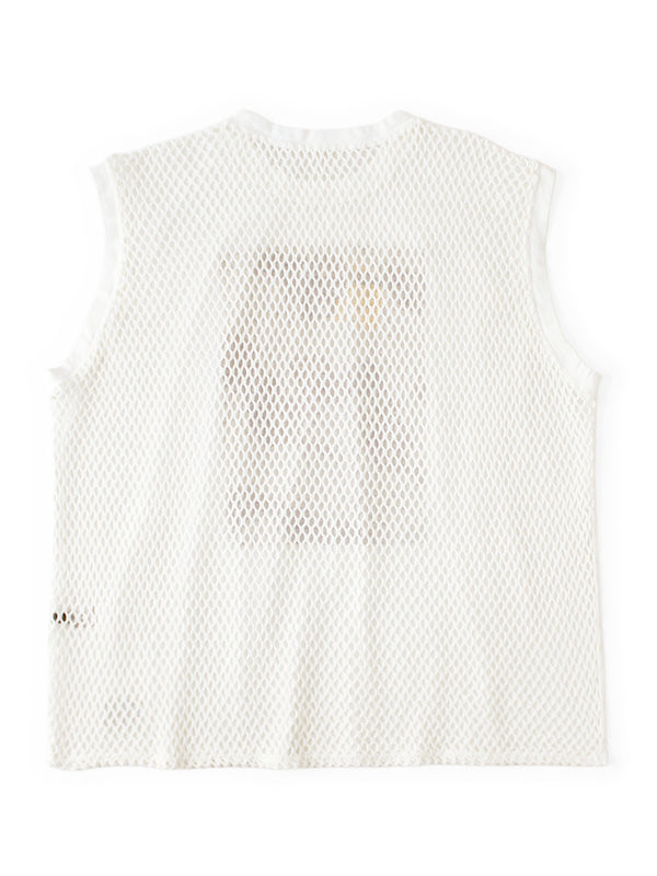 Kapital 20/- Jersey Sleeveless Big Tee (PECKISH Chocolate Chip Camo Print)