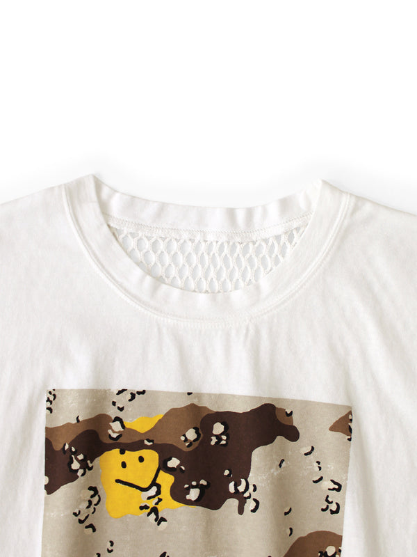 Kapital 20/- Jersey Sleeveless Big Tee (PECKISH Chocolate Chip Camo Print)