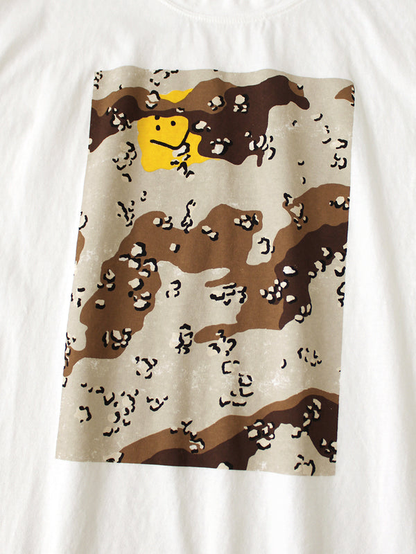 Kapital 20/- Jersey Sleeveless Big Tee (PECKISH Chocolate Chip Camo Print)
