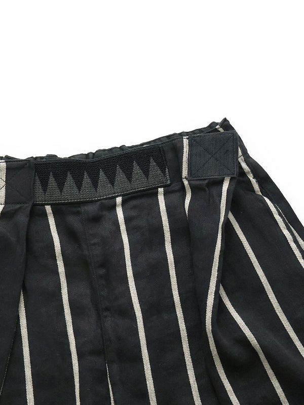 Kapital Linen Phillies Stripe Easy Beach GO Short Pants