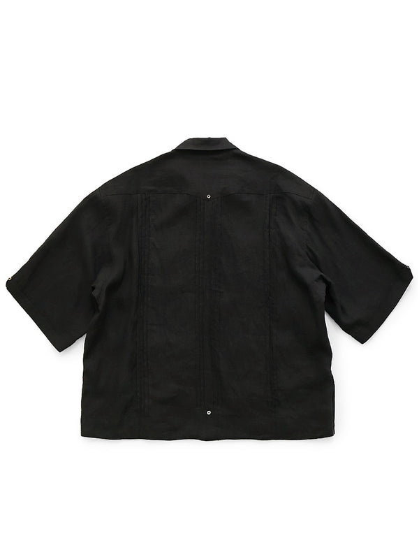 Kapital Linen Drawnwork LAX Cuban Shirt