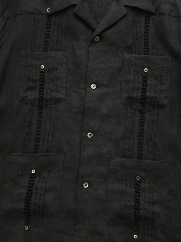 Kapital Linen Drawnwork LAX Cuban Shirt
