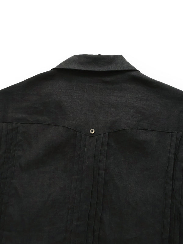 Kapital Linen Drawnwork LAX Cuban Shirt