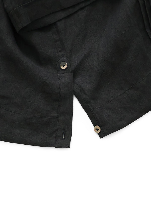 Kapital Linen Drawnwork LAX Cuban Shirt