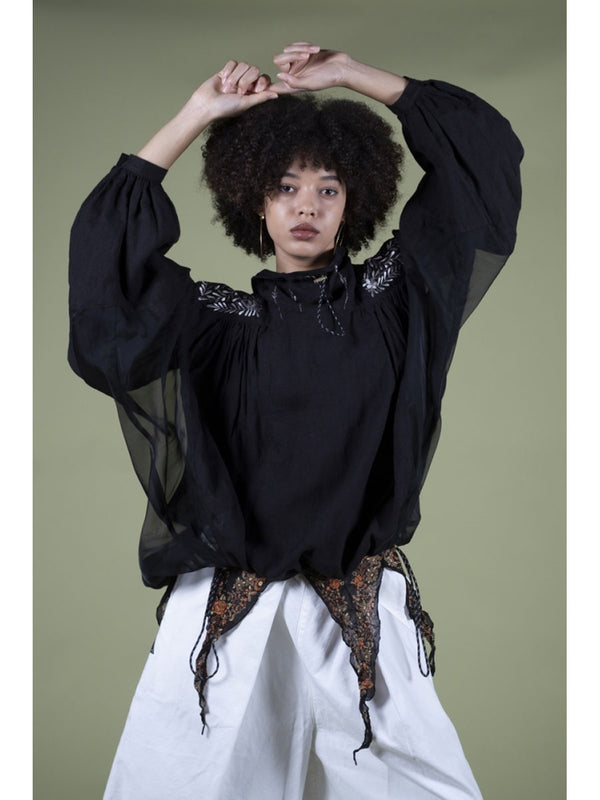Kapital Washer Silk Dickie Belt (Churchill GARDEN) women