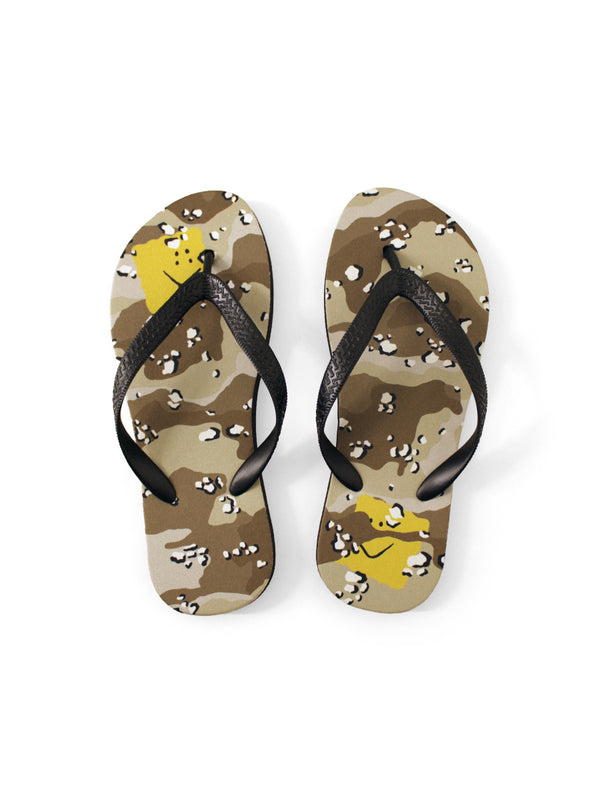Kapital Chocolate Chip Camo Flip Flaps Shoes