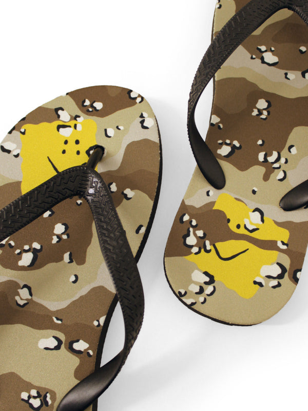 Kapital Chocolate Chip Camo Flip Flaps Shoes