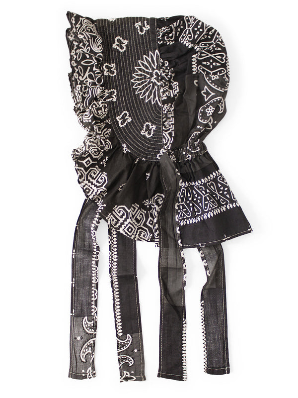 Kapital Bandana Patchwork Print FARMY Frill Hat