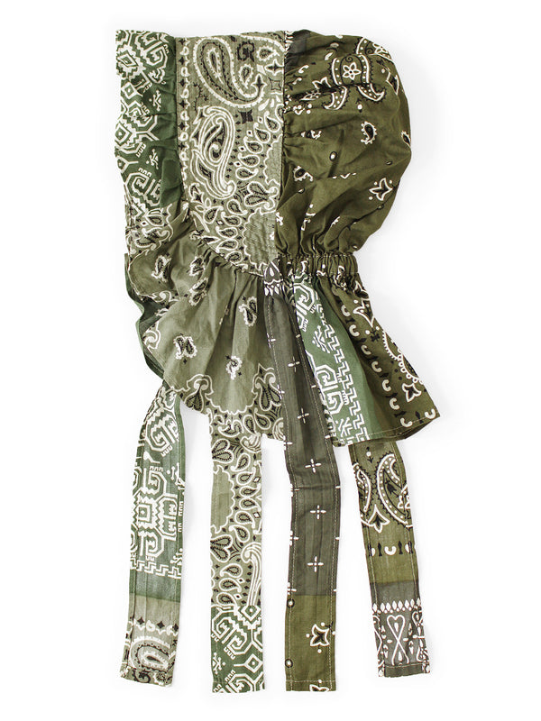 Kapital Bandana Patchwork Print FARMY Frill Hat