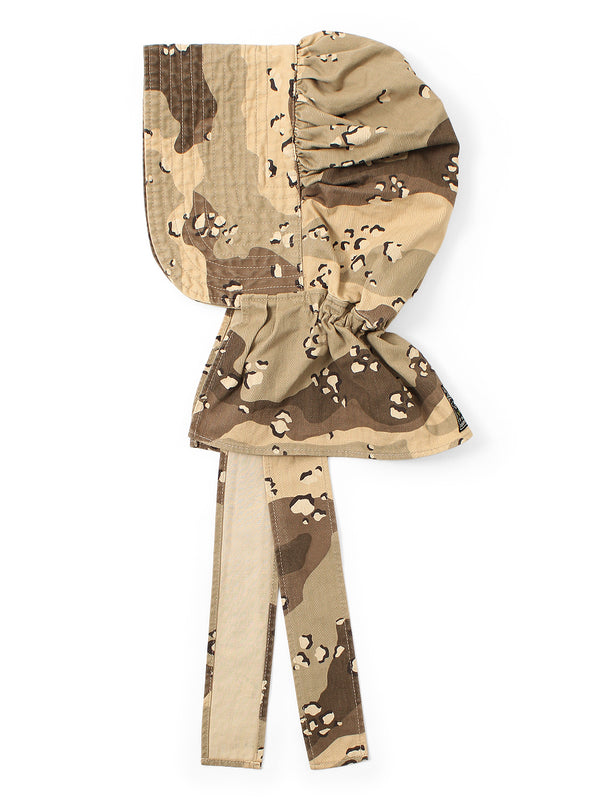 Kapital Cotton Herringbone Chocolate Chip Camo Pattern FARMY HAT
