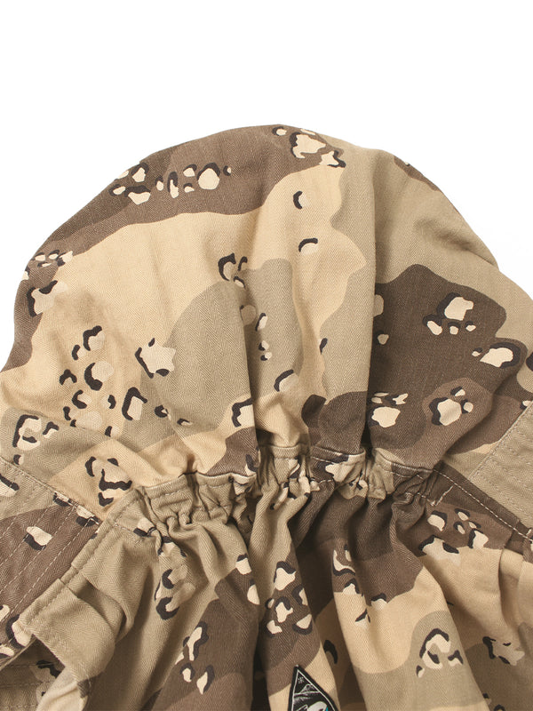 Kapital Cotton Herringbone Chocolate Chip Camo Pattern FARMY HAT