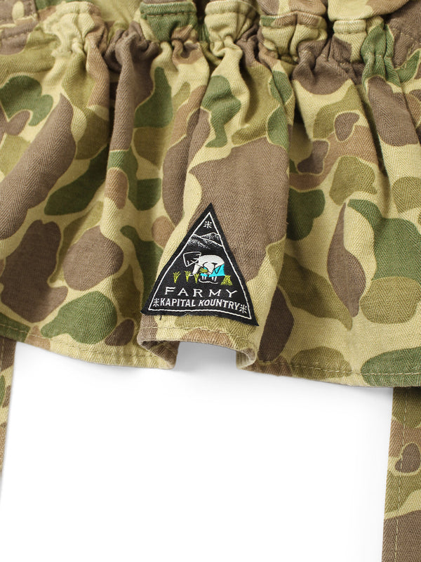Kapital Hunter Camo Herringbone FARMY-HAT