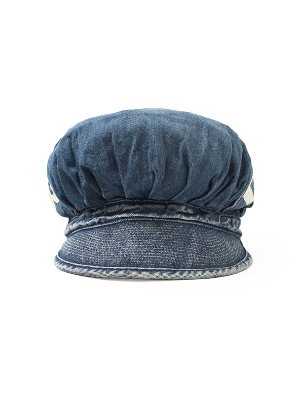 Kapital 11.5oz Denim Casquette (DENIM REPAIRpt) Hat
