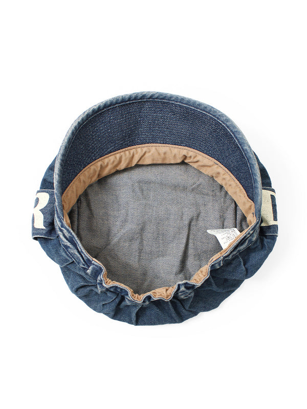 Kapital 11.5oz Denim Casquette (DENIM REPAIRpt) Hat