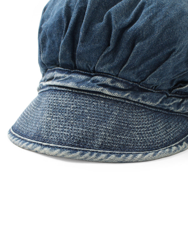 Kapital 11.5oz Denim Casquette (DENIM REPAIRpt) Hat