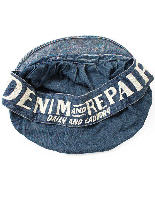 Kapital 11.5oz Denim Casquette (DENIM REPAIRpt) Hat