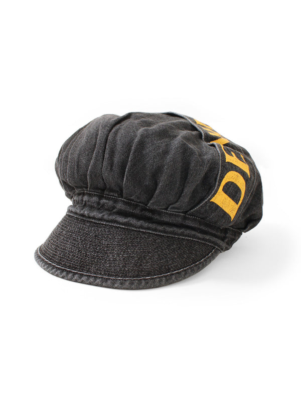 Kapital 11.5oz Black Denim Casquette (DENIM REPAIRpt) Hat