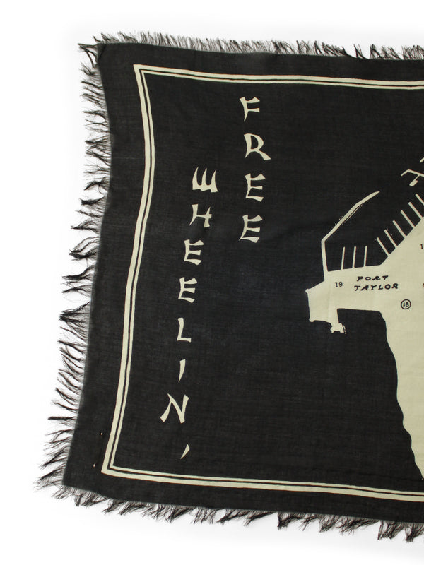 Kapital Rayon Fringe Stole (KAYO HUESO) Scarves