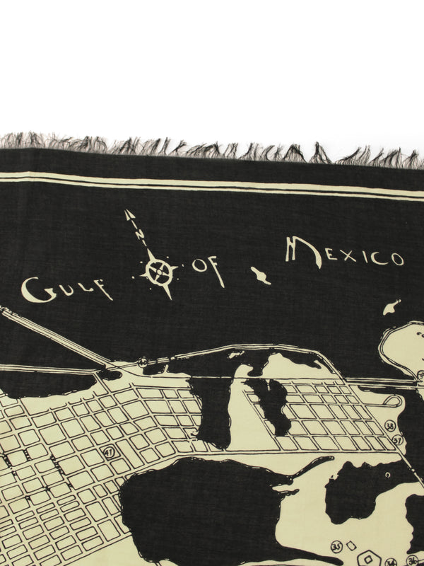 Kapital Rayon Fringe Stole (KAYO HUESO) Scarves