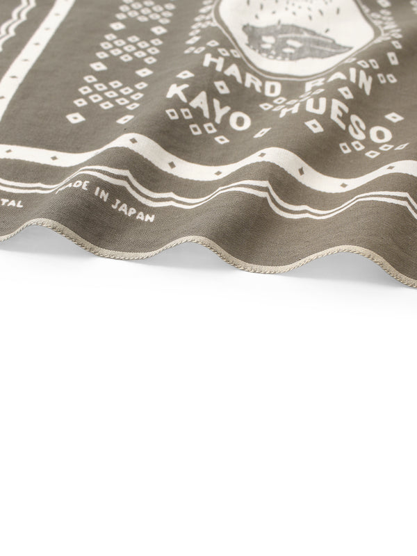 Kapital fastcolor Selvedge Bandana (Polka Dot Hard Rain) 15x15
