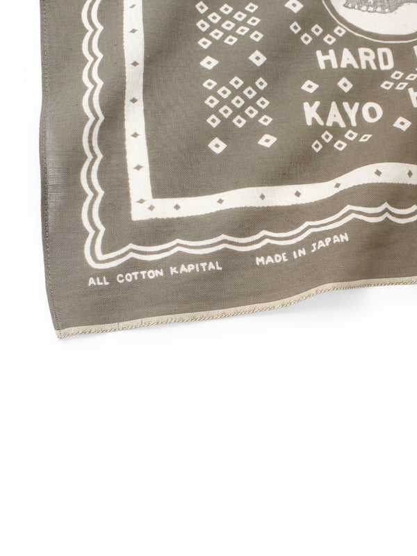 Kapital fastcolor Selvedge Bandana (Polka Dot Hard Rain) 15x15