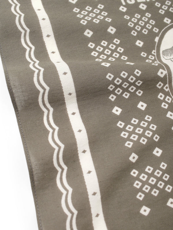 Kapital fastcolor Selvedge Bandana (Polka Dot Hard Rain) 15x15